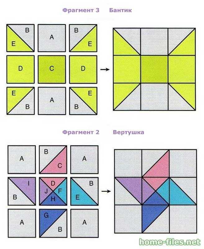 Лоскутное шитье: схемы, шаблоны и выкройки пэчворк для начинающих