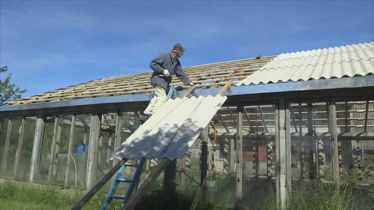 Как разобрать крышу из шифера - инженер пто