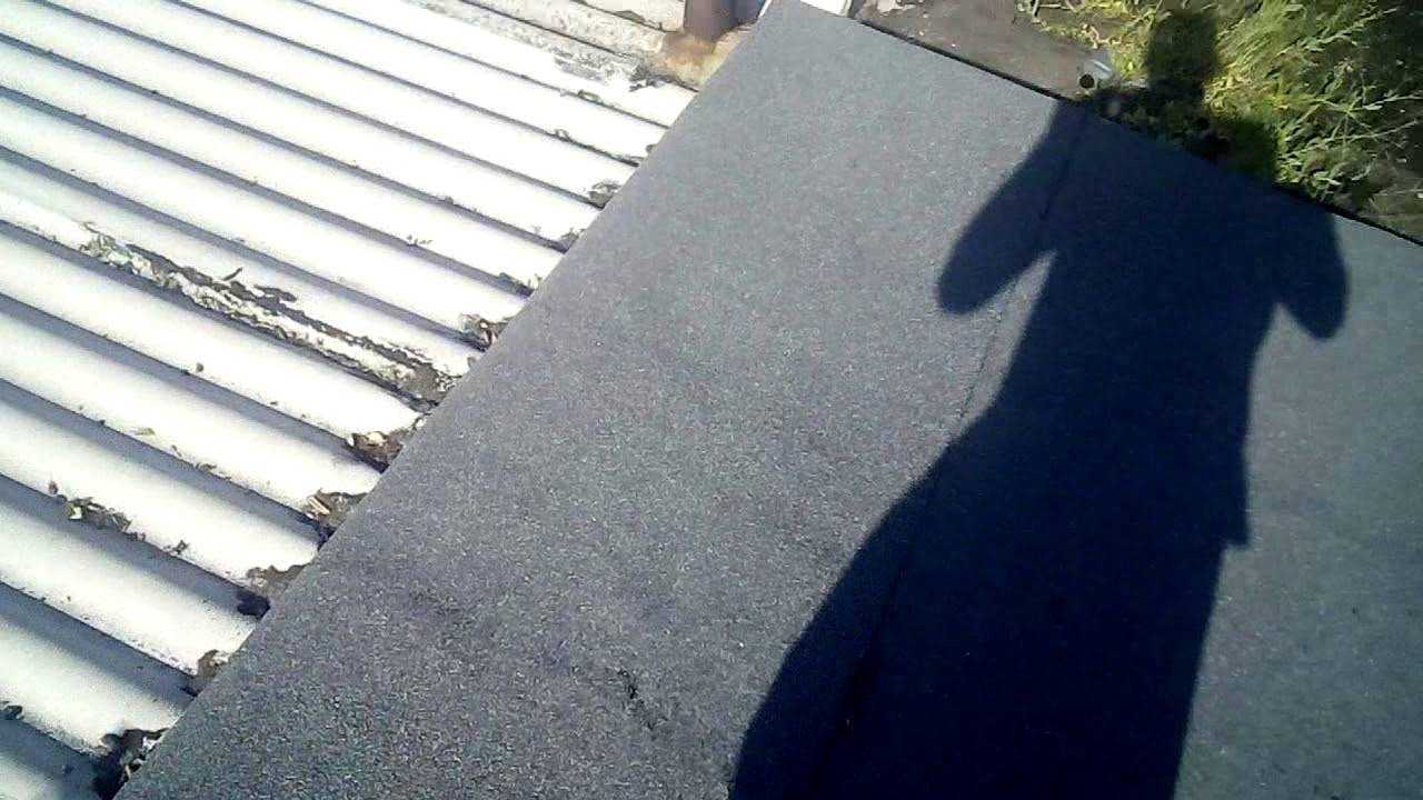 Как рубероидом покрыть крышу гаража