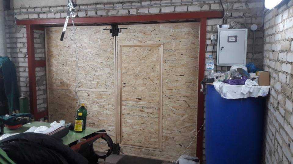 Утепление гаражных ворот изнутри и снаружи: общие принципы