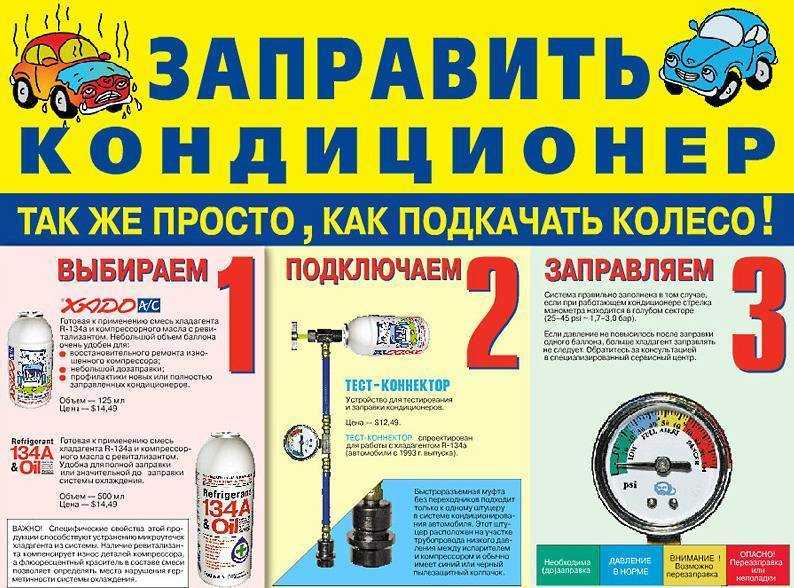 Заправка кондиционера своими силами в домашних условиях