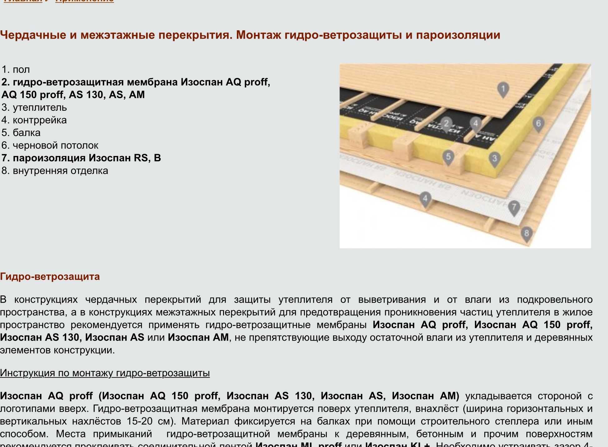 Изоспан в — инструкция по применению: характеристики и структура материала для пола, а также инструменты и общие правила монтажа
