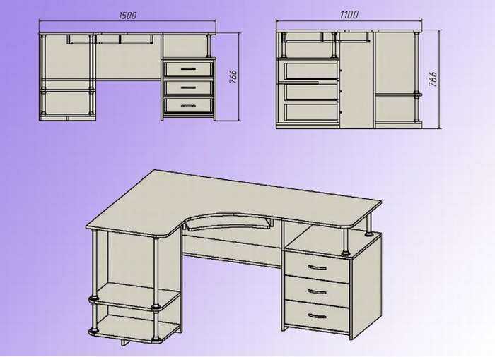 Как сделать компьютерный стол угловой своими руками | онлайн-журнал о ремонте и дизайне