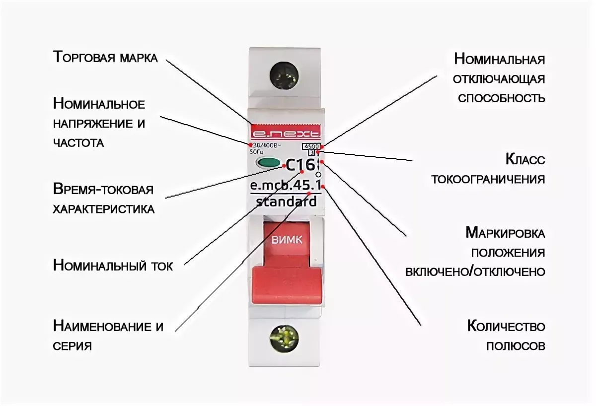 15 маркировок на автоматических выключателях - что означают, расшифровка надписей abb, schneider electric, legrand, iek.