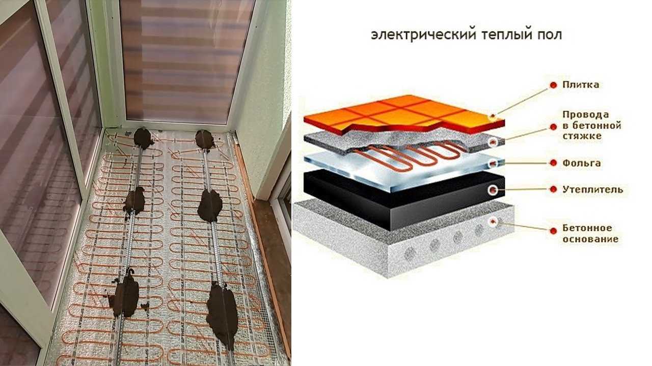 Как сделать теплый пол на балконе: своими руками, какой лучше выбрать