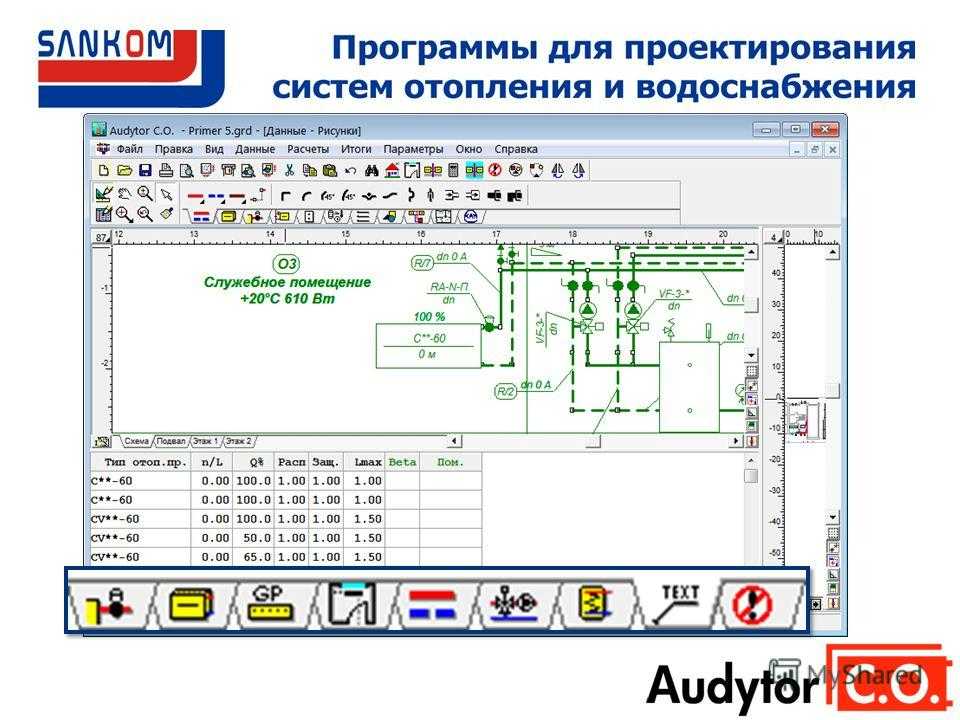 Изучаем и сравниваем функционал программного обеспечения для расчета и проектирования систем отопления: Instal-Therm HCR, Поток, Herz CO, Rehau