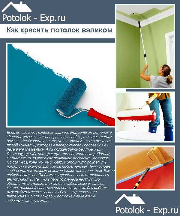 Как красить потолок валиком- подробное руководство!