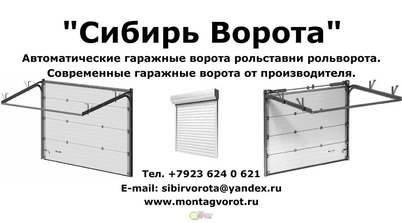 Ворота роллеты различные варианты установки