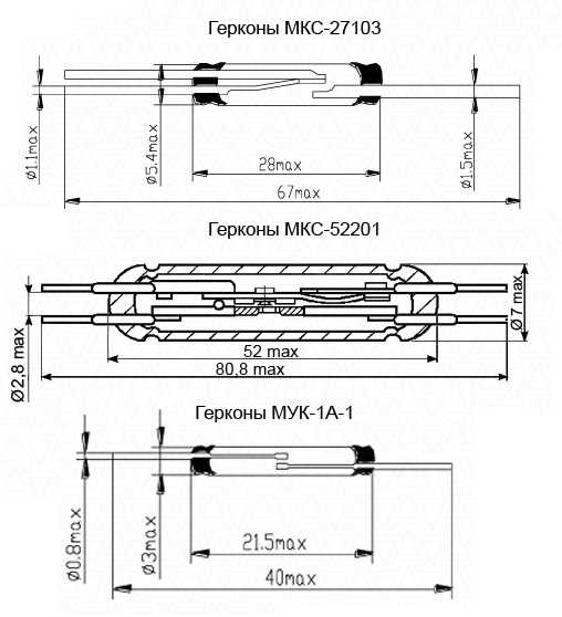 Герконовое реле (рпг) - принцип работы, характеристики, сфера применения